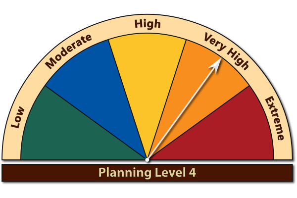 Planning Level 4 - Very High Planning Level 4
